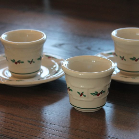 Longaberger Holiday Longaberger Traditional Holly Votive Candle